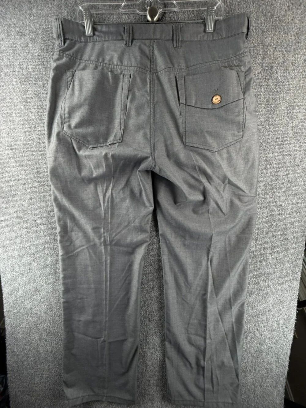 Travis Matthew Golf Pants Polyester Rayon Blend Gray Outdoors Men ACTL 36X29
